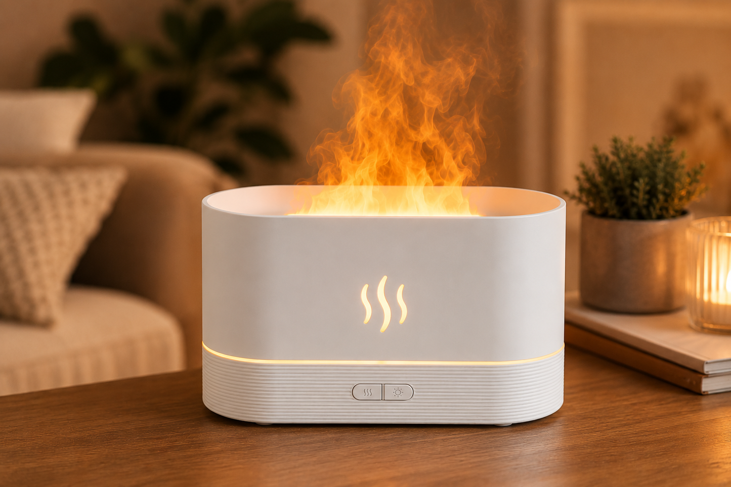 Diffuseur d'Arômes Flamme — Ambiance Cosy & Zen